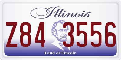 IL license plate Z843556
