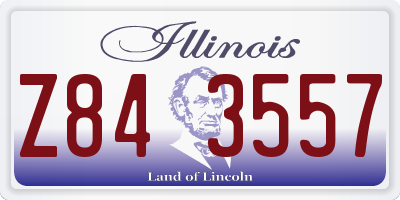 IL license plate Z843557