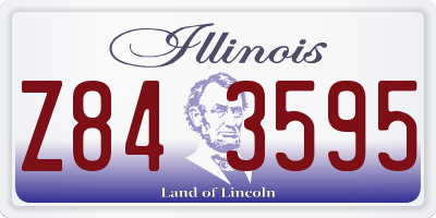 IL license plate Z843595
