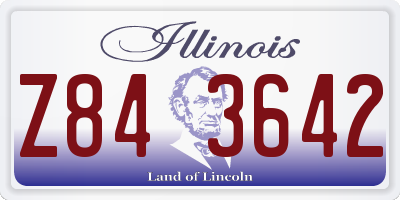 IL license plate Z843642