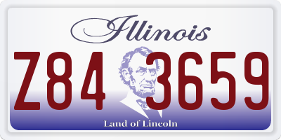 IL license plate Z843659