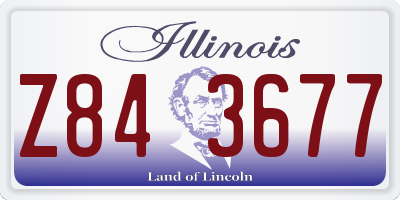 IL license plate Z843677