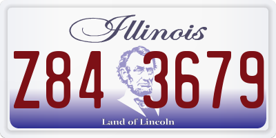 IL license plate Z843679