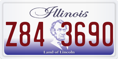 IL license plate Z843690