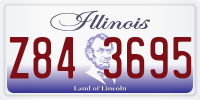 IL license plate Z843695