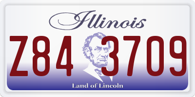 IL license plate Z843709
