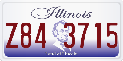 IL license plate Z843715