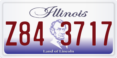 IL license plate Z843717