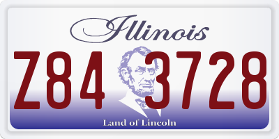 IL license plate Z843728