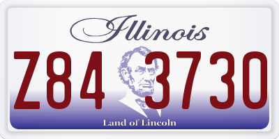 IL license plate Z843730