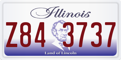 IL license plate Z843737