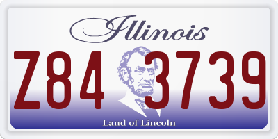 IL license plate Z843739
