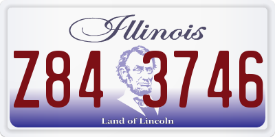 IL license plate Z843746