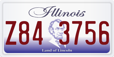 IL license plate Z843756