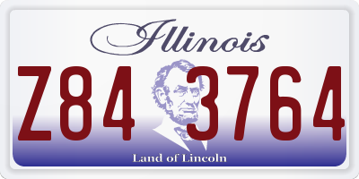 IL license plate Z843764