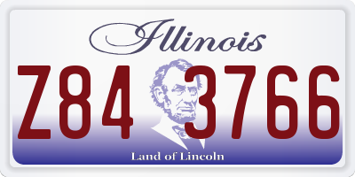 IL license plate Z843766