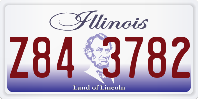 IL license plate Z843782