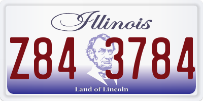 IL license plate Z843784