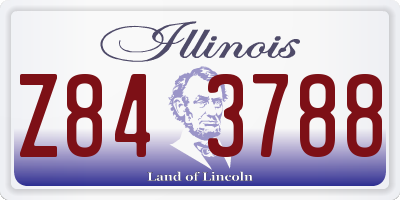 IL license plate Z843788