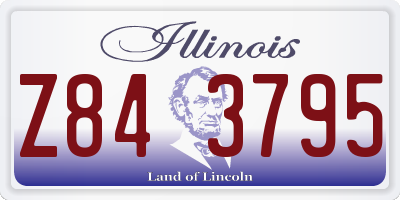 IL license plate Z843795