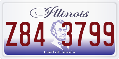 IL license plate Z843799