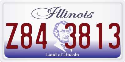 IL license plate Z843813