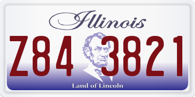 IL license plate Z843821