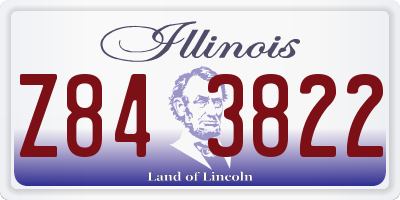 IL license plate Z843822