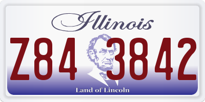 IL license plate Z843842