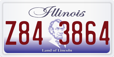 IL license plate Z843864
