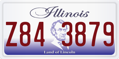 IL license plate Z843879