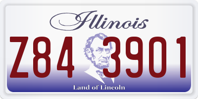 IL license plate Z843901