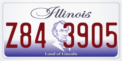 IL license plate Z843905