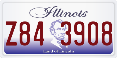 IL license plate Z843908