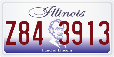 IL license plate Z843913