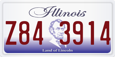 IL license plate Z843914