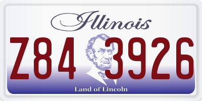 IL license plate Z843926