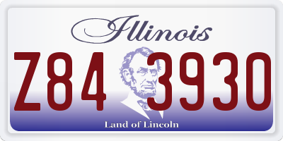 IL license plate Z843930