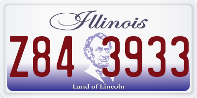 IL license plate Z843933