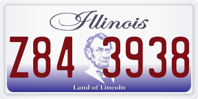 IL license plate Z843938