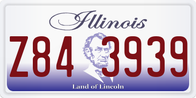 IL license plate Z843939