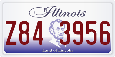 IL license plate Z843956