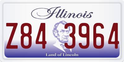 IL license plate Z843964