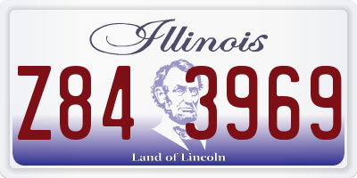 IL license plate Z843969