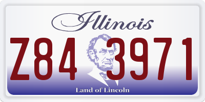 IL license plate Z843971