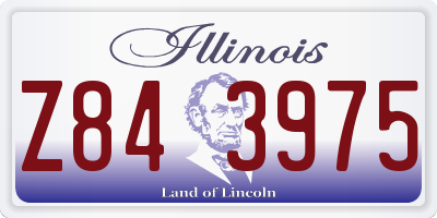 IL license plate Z843975