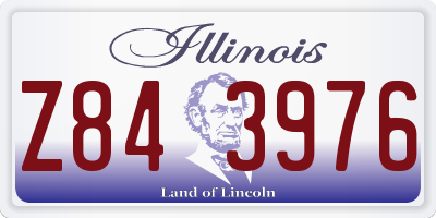 IL license plate Z843976