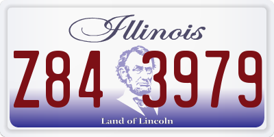 IL license plate Z843979