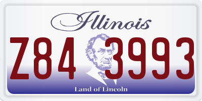 IL license plate Z843993
