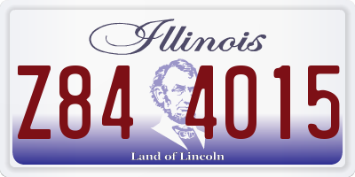 IL license plate Z844015